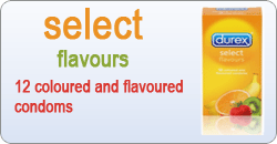 Durex Select Flavoured condoms!